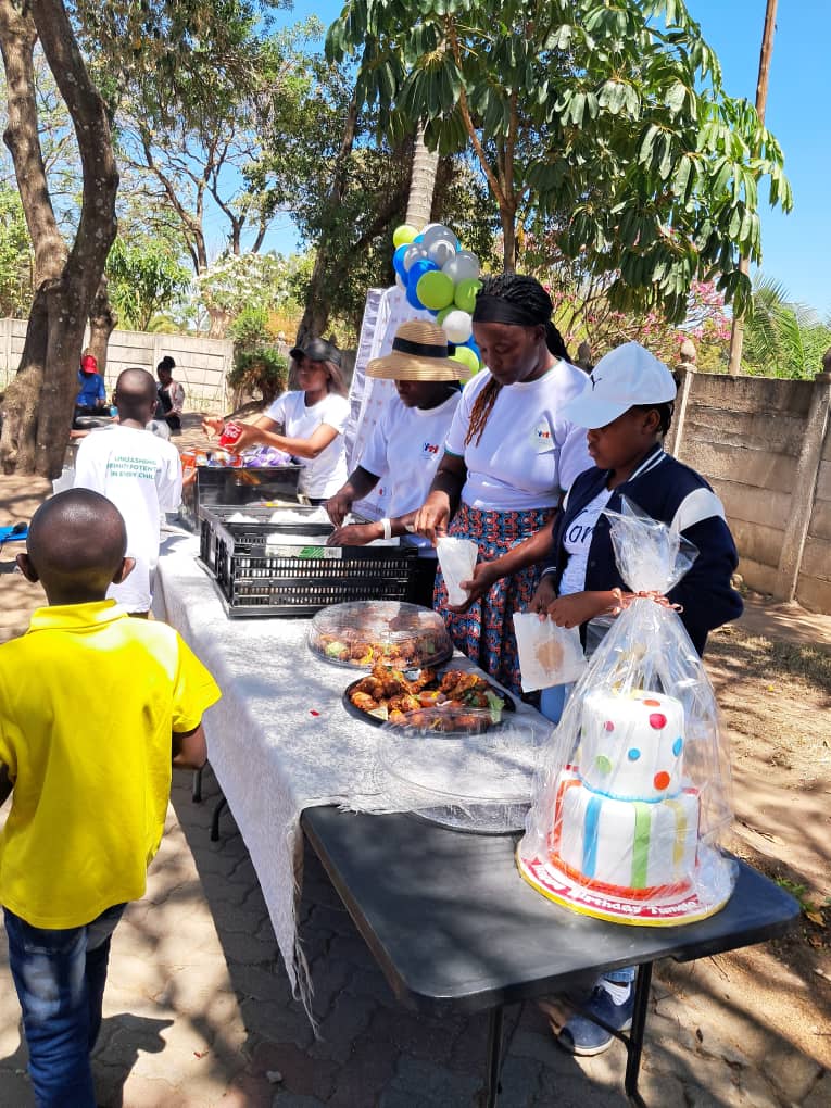 A caregiver supported by Uyanaka Trust